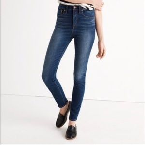 Madewell Rivet and Thread extra-high skinny jeans